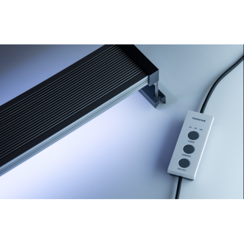 Twinstar A-Line 30 A II serie (estensione 30-40cm) - plafoniera LED estensibile con dimmer per caridinai e terrari