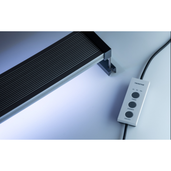 Twinstar A-Line 60 A II serie (estensione 60-70cm) - plafoniera LED estensibile con dimmer per caridinai e terrari