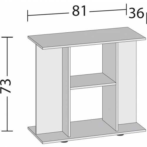 Mobile 81 cm Juwel Shelf 835 SB Black
