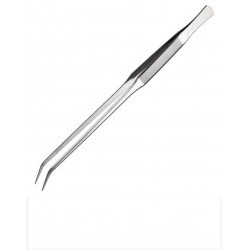 30 cm steel curved tips forceps - Genesi