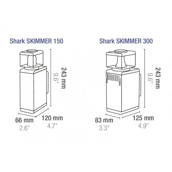 Shark skimmer 150/300, schiumatoio interno - Sicce 2