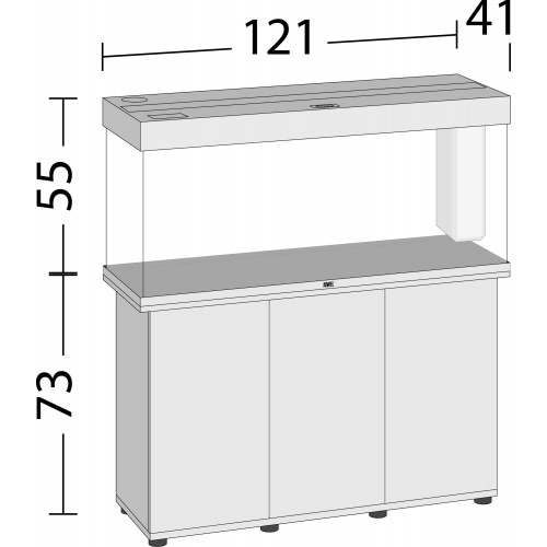 Aquarium et mobile Rio 240 - Juwel