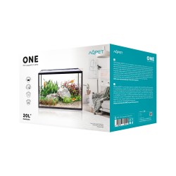 Aqpet One Mini Acquario in vetro Completo 20 litri