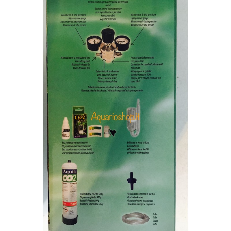 CO2 usa e getta Classic Aquili
