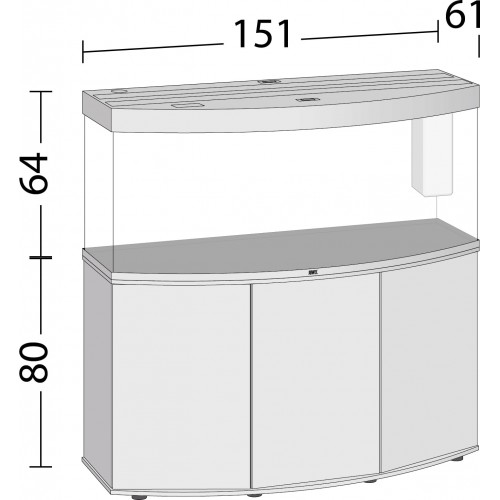 Acquario e mobile Vision 450 - Juwel