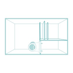 Reef Aqua complet 90 Aquarium marin 90x50x50h avec mobile - AQPET