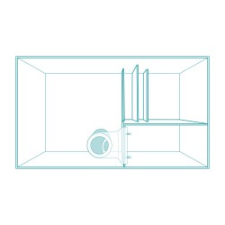 Reef Aqua Complete 120 Acquario Marino 120x50x50h con mobile - Aqpet