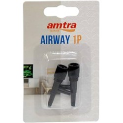 AMTRA AIRWAY 1P VALVE FOR AERATOR WITH BLACK FAIN TO A STYLE FOR TUBE 4-6MM (2PZ)