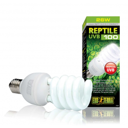 Repti Glo 2.0 Compact, lampada fluorescente compatta a bulbo per terrari - Exo Terra