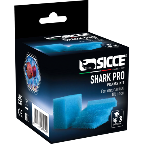 SICCE SHARK PRO FOAMS Replacement sponges kit...