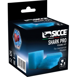 SICCE SHARK PRO FOAMS Replacement sponges kit (4 small sponges + 1 large sponge)