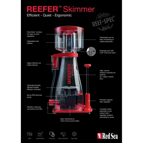 Red Sea 300 Skimmer Reefer with PSK 600 pump -...
