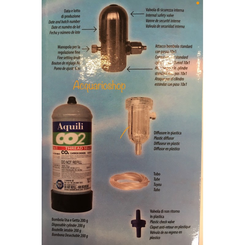 Impianto CO2 Small system Aquili