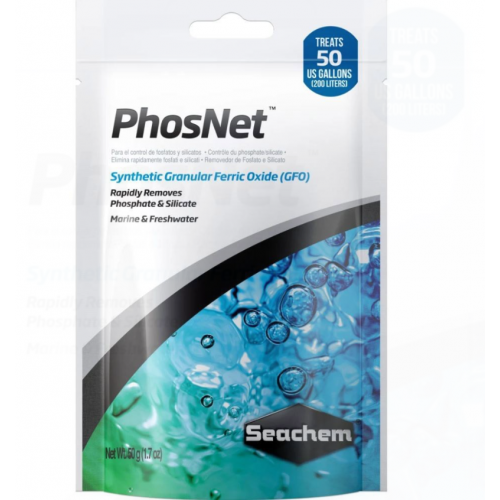 Phosnet, absorbs phosphates and silicates -...