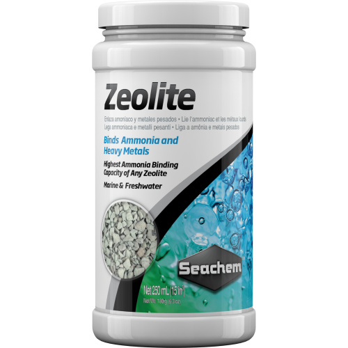 Zeolite, rimuove ammoniaca e metalli pesanti - Seachem