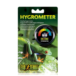Analog hygrometer, humidity control tool in terrariums - EXO land