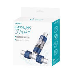 AQPET EASYLINK 3WAY 3 voies avec vanne de contrôle de débit pour aquariums