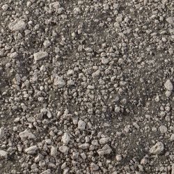 Pierre du désert Bahariya Noir, substrat d'agglomératoire noir - Terrain exo