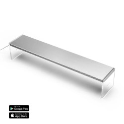Twinstar CE-Line 450 LightControl Series 3.7 (extension 45cm) - Plafonnier à LED avec supports en plexiglas pour aquariums d'eau