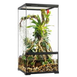 Exo Terra Pro Paludarium Small X-Tall 45x45x90h cm - Paludario Professionale Bioattivo per Ecosistemi Tropicali
