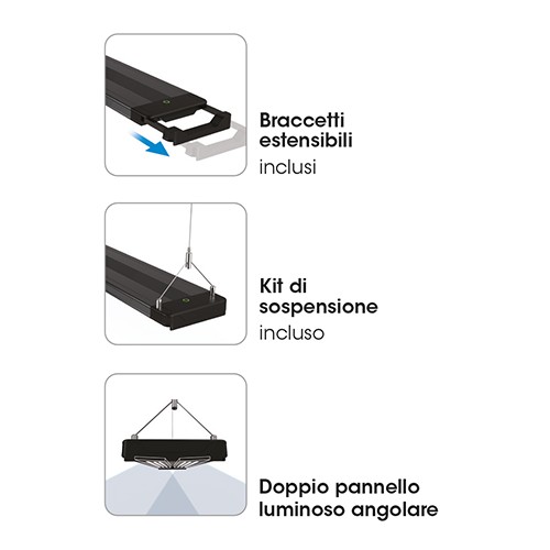 Plan Fluval Pro Strip LED LED de plafond LED...