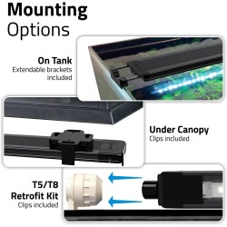 FLUVAL AQUASKY 3.0 STRIP LED plafoniera per acquari d'acqua dolce e marina - Askoll