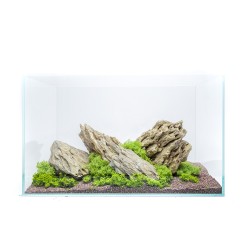 AQUA 60 (64L) - Tub 60x30x36 cm extra light glass transparent silicone - aqpet