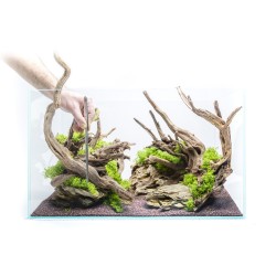 Aqua 60 (64L) - Baignoire 60x30x36 cm Silicone transparent de verre de lumière très légère - AQPET