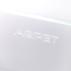 Aqua 90 (225L) - Tub 90x50x50 cm Extra light glass transparent silicone - AQPET
