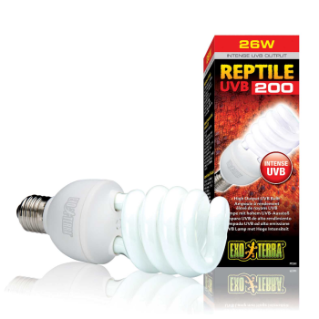 Reptile UVB200 25W, lampada UVB ad alta emissione - Exo...