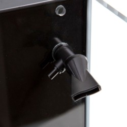 AQPET KUBIC 30 baignoire arrière 30x30x30cm en verre extrême avec filtre arrière et lumière LED intégrée