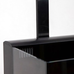 AQPET Kubic 30 Rear bathtub 30x30x30cm in extra-clear glass with rear filter and integrated LED light