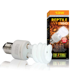 Reptile UVB150, lampe compacte UVB pour terrariums désertiques - Terre exo