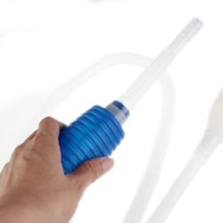 Sifone aspirarifiuti a campana con pompetta a soffietto - Prodac