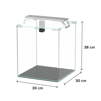 Kubus Curve 30L Aquarium Essential Set avec filtre et... 2