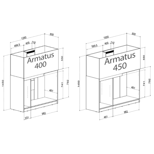 Aquamedic Armatus 450 White Marine Aquarium...