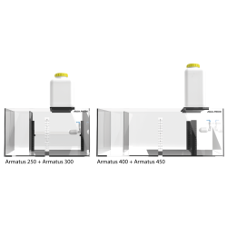 Aquamedic Armatus 450 White Marine Aquarium included support and filtering system