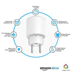 Whimar Power Switcher - Wi-Fi remote control timer socket with control via app and voice assistant