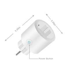 Whimar Commutateur de puissance - Prise de minuterie de télécommande Wi-Fi avec contrôle via une application et une assistante v