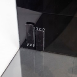 copy of Kubic extra clear glass silicone transparent Aqpet