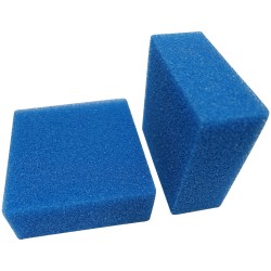 kit of two blue sponge oasis for biotec screensatic 40,000 and 90,000 filters