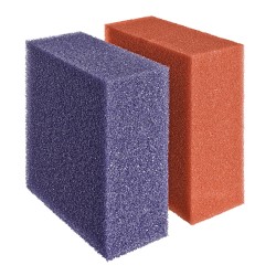 kit di due spugne di ricambio rossa e viola OASE per i filtri BioTec ScreenMatic² 40.000 e 90.000