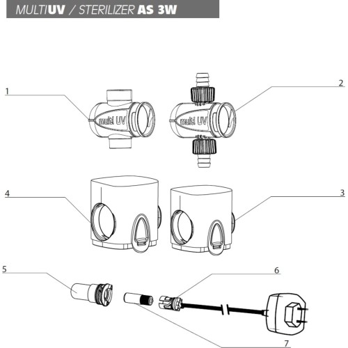 Replacement lamp for UV-C sterilizer - Aquael