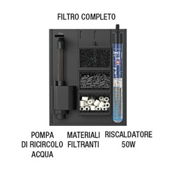 Sirius Aquarium 31 - Aquarium complet - Mesures: 48 × 22 22 × 29 (h) cm