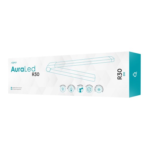 AQPET AURALED R30 - Plafonnier à LED pliable...