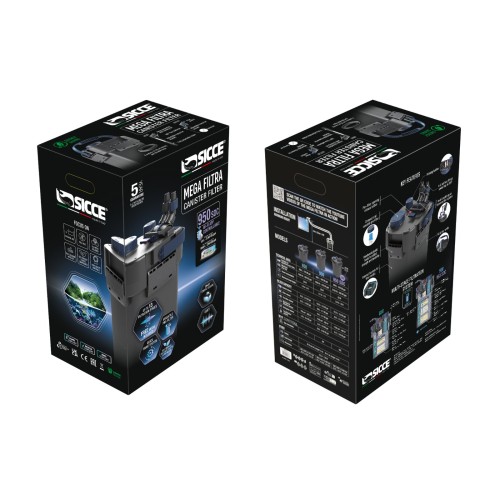 copy of External filter WHALE BLACK Sicce