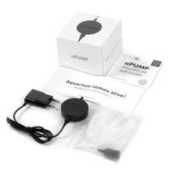 Aqualhter apump - Aerator for aquariums up to 100 liters with suction cup