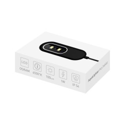 Aqualhter Pico Tablet Black - 6500K | 100 lumens - LED light for aquariums up to 10 liters