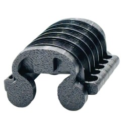 Porta tubi universale compatibile con pompa dosatrice e tubi per impianti CO2 e aeratori - Moby Lab