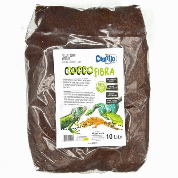 Fibra di cocco 10 Litri per terrari, rettilari e paludari - Camillo